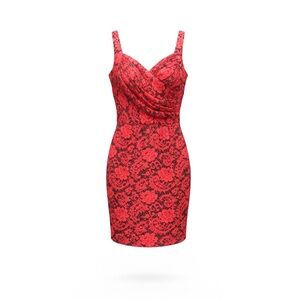 Dolce & Gabbana  red lace mini dress